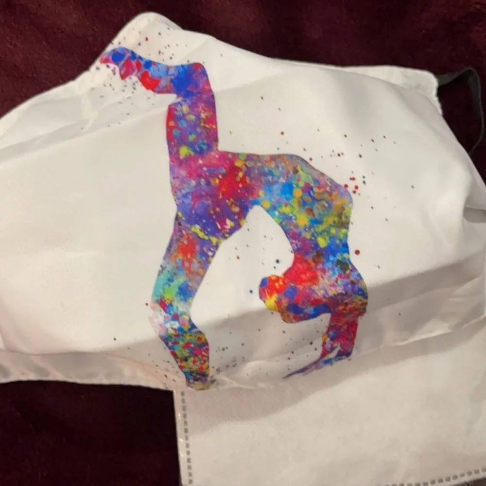 6/$20 New gymnast face mask